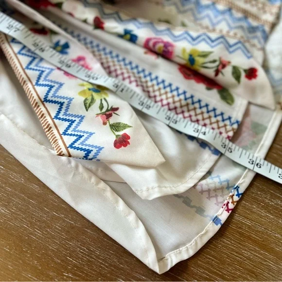 Jealous Tomato White Red Wrap Dress with Bishop Sleeves - Picture 5 of 6